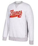 CALGARY FLAMES CCM MEN'S FINISHED FLEECE CREW SHIRT - CC4904