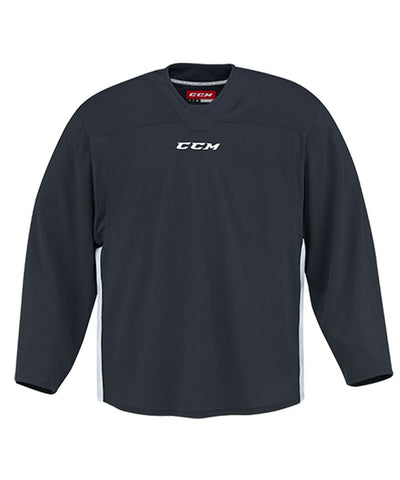 CCM 6000 MID GOALIE PRACTICE JERSEY - BLACK/WHITE - CCM-6000-Mid-Practice-Jersey-Black-White-Front-min