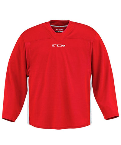 CCM 6000 MID GOALIE PRACTICE JERSEY - RED/WHITE - CCM-6000-Mid-Practice-Jersey-Red-White-Front-min