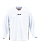 CCM 6000 MID GOALIE PRACTICE JERSEY - WHITE/BLACK - CCM-6000-Mid-Practice-Jersey-White-Black-Front-min