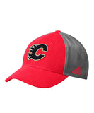 CALGARY FLAMES ADIDAS MEN'S MESH BACK STRUCTURED HAT - CR1280-1