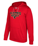 CALGARY FLAMES ADIDAS MEN'S PERFORMANCE FLEECE HOCKEY HOODIE - CT3881