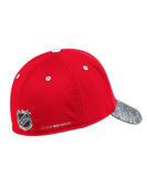 DETROIT RED WINGS ADIDAS MEN'S 2018 NHL STRUCTURED DRAFT HAT - CX2511-Back
