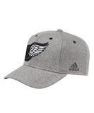 DETROIT RED WINGS ADIDAS MEN'S PRESS CONFERENCE STRUCTURED FLEX HAT - CX3050-1