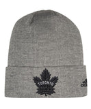 TORONTO MAPLE LEAFS ADIDAS MEN'S PRESS CONFERENCE CUFFED BEANIE TOQUE - CX3096-1