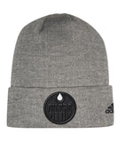 EDMONTON OILERS ADIDAS MEN'S PRESS CONFERENCE CUFFED BEANIE TOQUE - CX3111-1