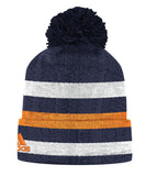 EDMONTON OILERS ADIDAS MEN'S CUFFED BEANIE TOQUE - CX3136-2