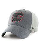 CALGARY FLAMES 47 BRAND MEN'S DARK FIELD MVP CAP - Calgary-Flames-47-Brand-Dark-Field-MVP-Cap-Front