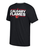 CALGARY FLAMES ADIDAS MEN'S DASSLER T SHIRT - Calgary-Flames-Adidas-Mens-Dassler-T-Shirt-Front