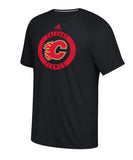 CALGARY FLAMES ADIDAS MEN'S PRACTICE GRAPHIC T SHIRT - Calgary-Flames-Adidas-Mens-Practice-Graphic-T-Shirt-Front