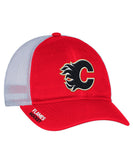 CALGARY FLAMES ADIDAS MESHBACK SLOUCH FLEX HAT - Calgary-Flames-Adidas-Meshback-Slouch-Flex-Hat-Front