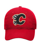 CALGARY FLAMES KID'S PRIMARY LOGO CAP - Calgary-Flames-Kids-Primary-Logo-Cap-Front-min