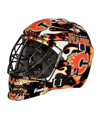 FRANKLIN CALARY GLAMES MINI GOALIE MASK - Calgary-Flames-Mini-Goalie-Mask