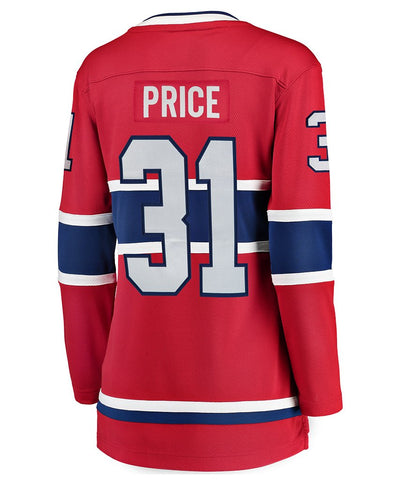 FANATICS MONTREAL CANADIENS CAREY PRICE WOMENS BREAKAWAY JERSEY - Carey-Price-Fanatics-Montreal-Canadiens-Womens-Breakaway-Jersey-Back