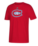CAREY PRICE MONTREAL CANADIENS ADIDAS MEN'S AUTHENTIC JERSEY T SHIRT - Carey-Price-Montreal-Canadiens-Adidas-Silver-Jersey-Tee-Front