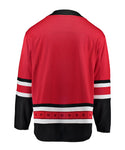 FANATICS CAROLINA HURRICANES MENS HOME BREAKAWAY JERSEY - Carolina-Hurricanes-Fanatics-Home-Jersey-Back