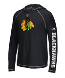 CHICAGO BLACKHAWKS ADIDAS MEN'S JOURNEYMAN HOODIE - Chicago-Blackhawks-Adidas-Mens-Journeyman-Hoodie-Front