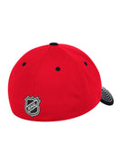 CHICAGO BLACKHAWKS ADIDAS SR LOCKER ROOM STRUCTURED FLEX HAT - Chicago-Blackhawks-Adidas-Mens-Locker-Room-Structured-Flex-Hat-Back