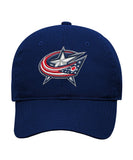 COLUMBUS BLUE JACKETS KID'S PRIMARY LOGO CAP - Columbus-Blue-Jackets-Kids-Primary-Logo-Cap-Front-min