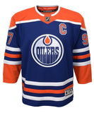 CONNOR MCDAVID EDMONTON OILERS JUNIOR PREMIER THIRD JERSEY - Connor-McDavid-Edmonton-Oilers-Heritage-Junior-Premier-Jersey-Front