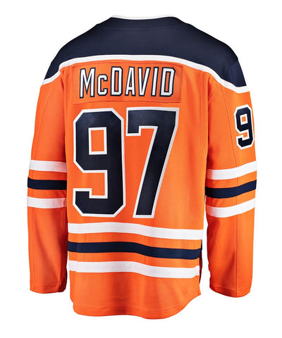 FANATICS EDMONTON OILERS CONNOR MCDAVID MENS BREAKAWAY JERSEY - Connor-Mcdavid-Edmonton-Oilers-Fanatics-Breakaway-Jersey-Home-2