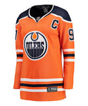 CONNOR MCDAVID EDMONTON OILERS FANATICS WOMEN'S BREAKAWAY JERSEY - Connor-Mcdavid-Edmonton-Oilers-Fanatics-Home-Jersey-Front