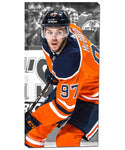 FRAMEWORTH CONNOR MCDAVID EDMONTON OILERS CANVAS PRINT - 14X28 - Connor-Mcdavid-Edmonton-Oilers-Frameworth-Canvas-Print-14X28