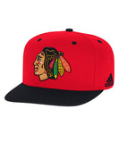 CHICAGO BLACKHAWKS ADIDAS MEN'S SNAPBACK HAT - DC0409-1
