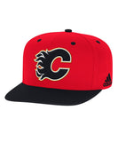 CALGARY FLAMES ADIDAS MEN'S SNAPBACK HAT - DC0418