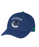 VANCOUVER CANUCKS ADIDAS MEN'S STRUCTURED ADJUSTABLE HAT - DC0507