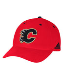 CALGARY FLAMES ADIDAS MEN'S STRUCTURED ADJUSTABLE HAT - DC0511