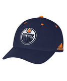 EDMONTON OILERS ADIDAS MEN'S STRUCTURED ADJUSTABLE HAT - DC0518