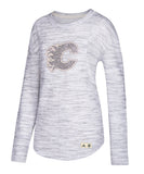 CALGARY FLAMES ADIDAS WOMEN'S FINISHED CREW SHIRT - DN0082