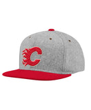 CALGARY FLAMES ADIDAS MEN'S VINTAGE STRAPBACK HAT - DU7206
