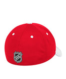 DETROIT RED WINGS ADIDAS SR LOCKER ROOM STRUCTURED FLEX HAT - Detroit-Red-Wings-Adidas-Mens-Locker-Room-Structured-Flex-Hat-Back