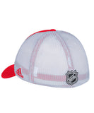 DETROIT RED WINGS ADIDAS MESHBACK SLOUCH FLEX HAT - Detroit-Red-Wings-Adidas-Meshback-Slouch-Flex-Hat-Back