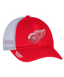 DETROIT RED WINGS ADIDAS MESHBACK SLOUCH FLEX HAT - Detroit-Red-Wings-Adidas-Meshback-Slouch-Flex-Hat-Front