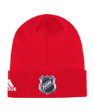 DETROIT RED WINGS ADIDAS LOCKER ROOM CUFFED BEANIE - Detroit-Red-Wings-Adidas-SR-Locker-Room-Cuffed-Beanie-Back