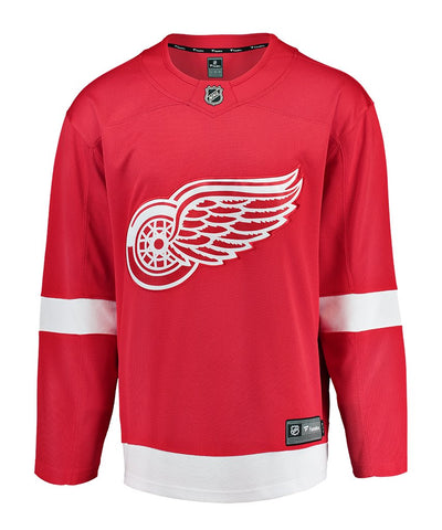 FANATICS DETROIT RED WINGS MENS HOME BREAKAWAY JERSEY - Detroit-Red-Wings-Fanatics-Home-Jersey-Front