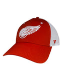 FANATICS DETROIT RED WINGS MEN'S PRIMARY LOGO HAT - Detroit-Red-Wings-Fanatics-Primary-Logo-Cap-Side