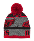 DETROIT RED WINGS KID'S ALLOVER JACQUARD CUFF POM BEANIE - Detroit-Red-Wings-Kids-All-Over-Cuff-Pom-Beanie-Back-min