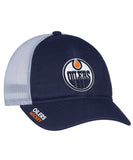 EDMONTON OILERS ADIDAS MESHBACK SLOUCH FLEX HAT - Edmonton-Oilers-Adidas-Meshback-Slouch-Flex-Hat-Front