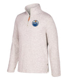 EDMONTON OILERS CCM MEN'S 1/4 ZIP LONG SLEEVE SHIRT - Edmonton-Oilers-CCM-1-4-Front