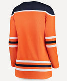 FANATICS EDMONTON OILERS WOMENS BREAKAWAY JERSEY - Edmonton-Oilers-Fanatics-Womens-Breakaway-Home-Jersey-Back-min
