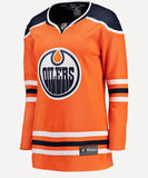 FANATICS EDMONTON OILERS WOMENS BREAKAWAY JERSEY - Edmonton-Oilers-Fanatics-Womens-Breakaway-Home-Jersey-Front-min