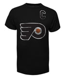 OLD TIME HOCKEY ERIC LINDROS PHILADELPHIA FLYERS ALUMNI T SHIRT - Eric-Lindros-Philadelphia-Flyers-47-Brand-Alumni-T-Shirt-Front