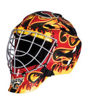 FRANKLIN GFM1500 CALGARY FLAMES GOALIE MASK - FRANKLIN-GFM1500-CALGARY-FLAMES-GOALIE-MASK