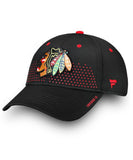 CHICAGO BLACKHAWKS FANATICS SENIOR 2018 NHL DRAFT HAT - Fanatics-Chicago-Blackhawks-NHL-Draft-Hat-2018-Front