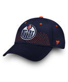 EDMONTON OILERS FANATICS SENIOR 2018 NHL DRAFT HAT - Fanatics-Edmonton-Oilers-NHL-Draft-Hat-2018-Front