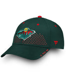 MINNESOTA WILD FANATICS SENIOR 2018 NHL DRAFT HAT - Fanatics-Minnesota-Wild-NHL-Draft-Hat-2018-Front